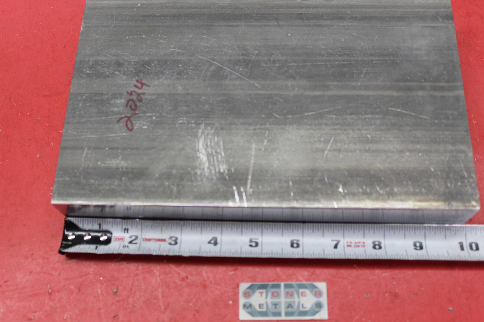 1-1/2″ X 6″ ALUMINUM 2024 T351 FLAT BAR 9.95″ long SOLID Extruded Mill Stock PC