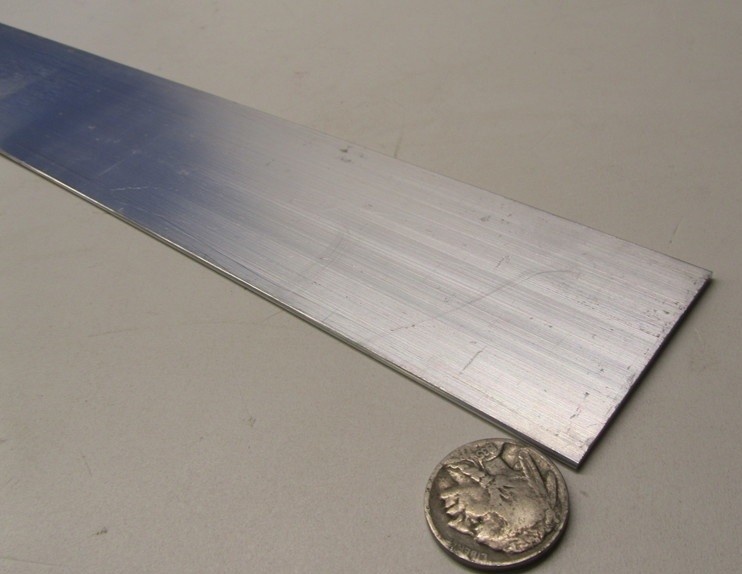 1100 Aluminum Bar Softened (O) .050″ Thick x 2.0″ Wide x 24″ Long, 3 Units