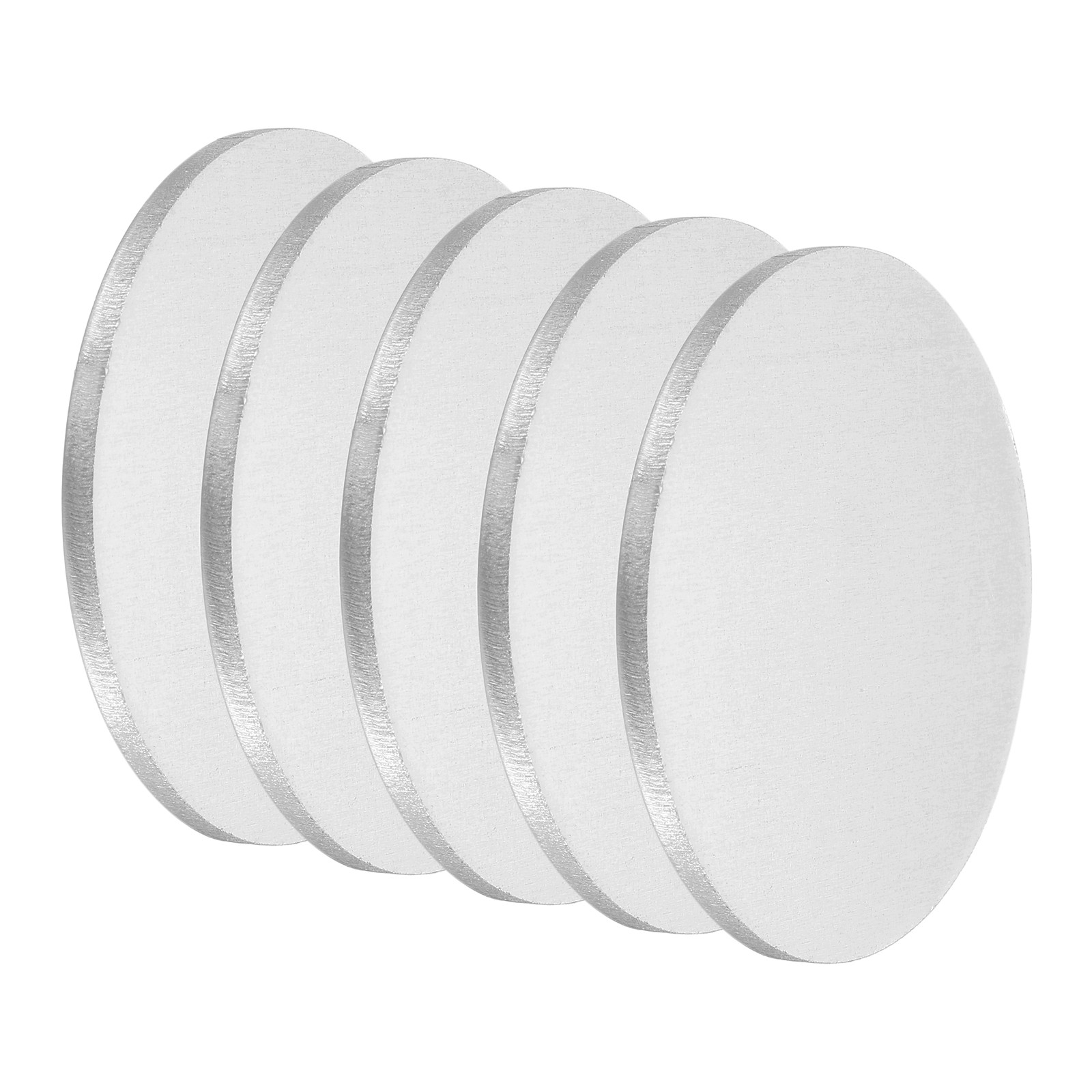 5Pcs Aluminum Disc 2″(50mm) Dia 0.1″(2.5mm) Thick Round 6061 Aluminum Sheets