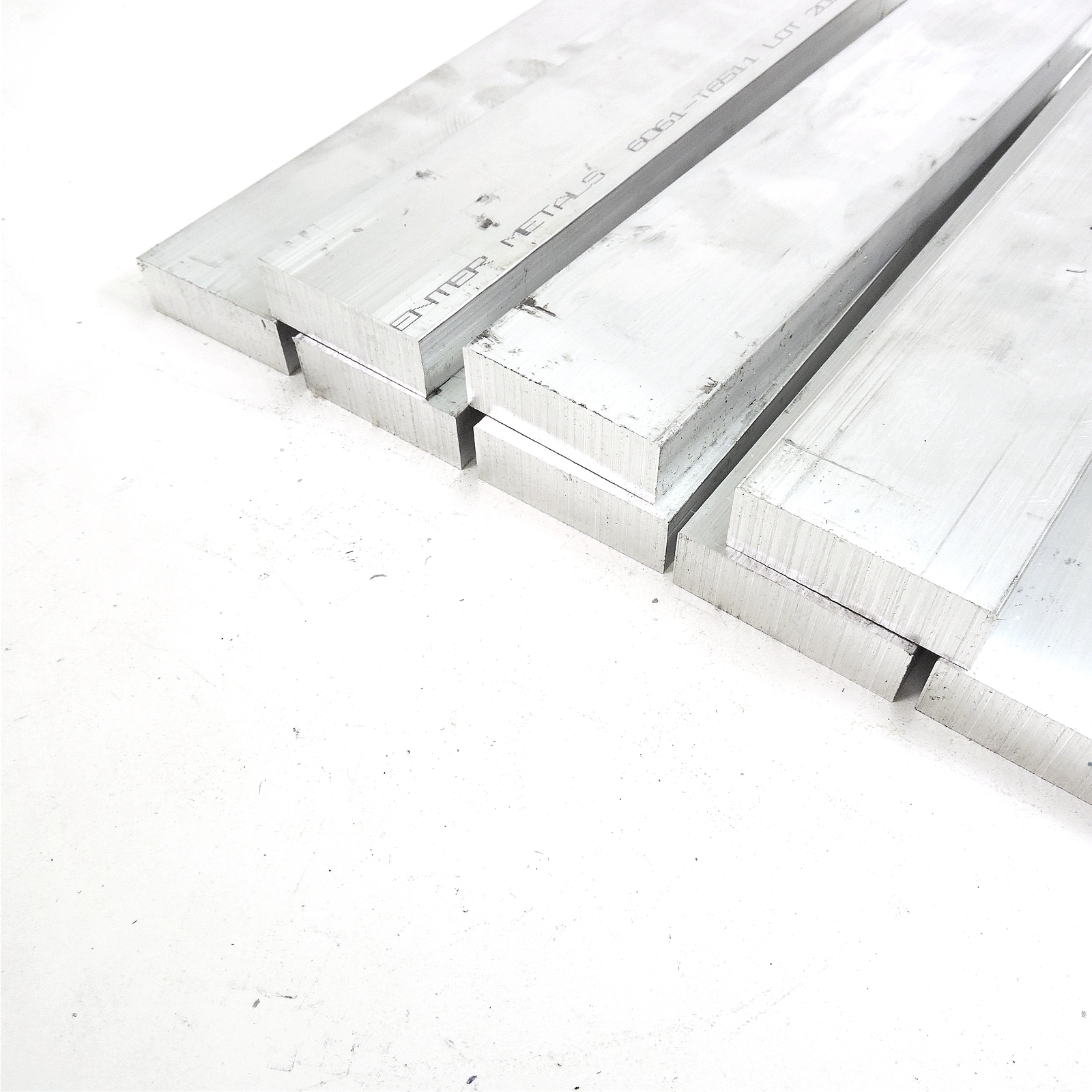 .625″ x 2″ Aluminum 6061 FLAT BAR 8.25″ Long new mill stock QTY 8 sku M446