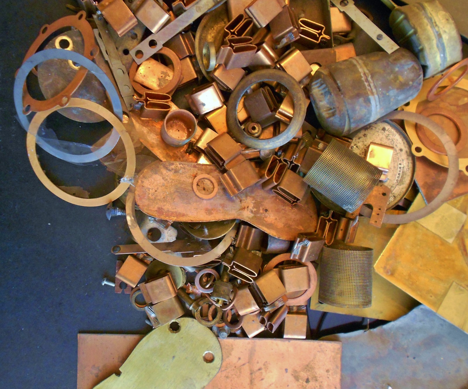 3 LBS. of Misc. Sheet, Tabs and other SCRAP COPPER