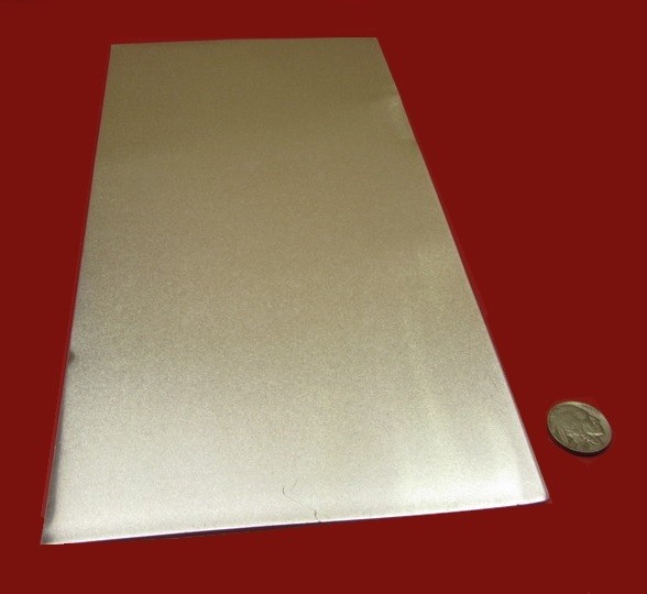 1100 Aluminum Sheet Softened (O) .020″ Thick x 6.0″ Wide x 12.0″ Long, 2 Pcs