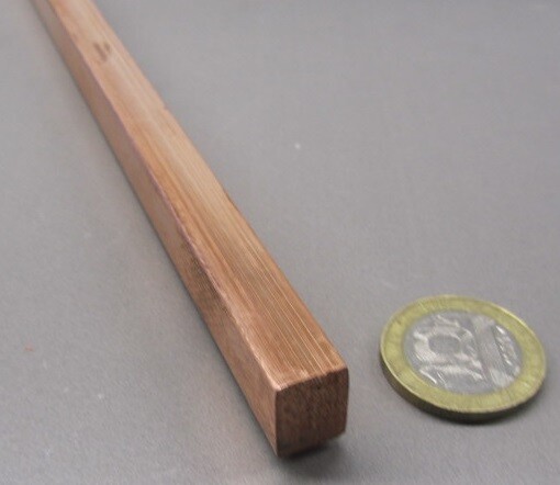 182 Copper Bar 3/8″ Thick x 1/2″ Wide x 6 Foot Length