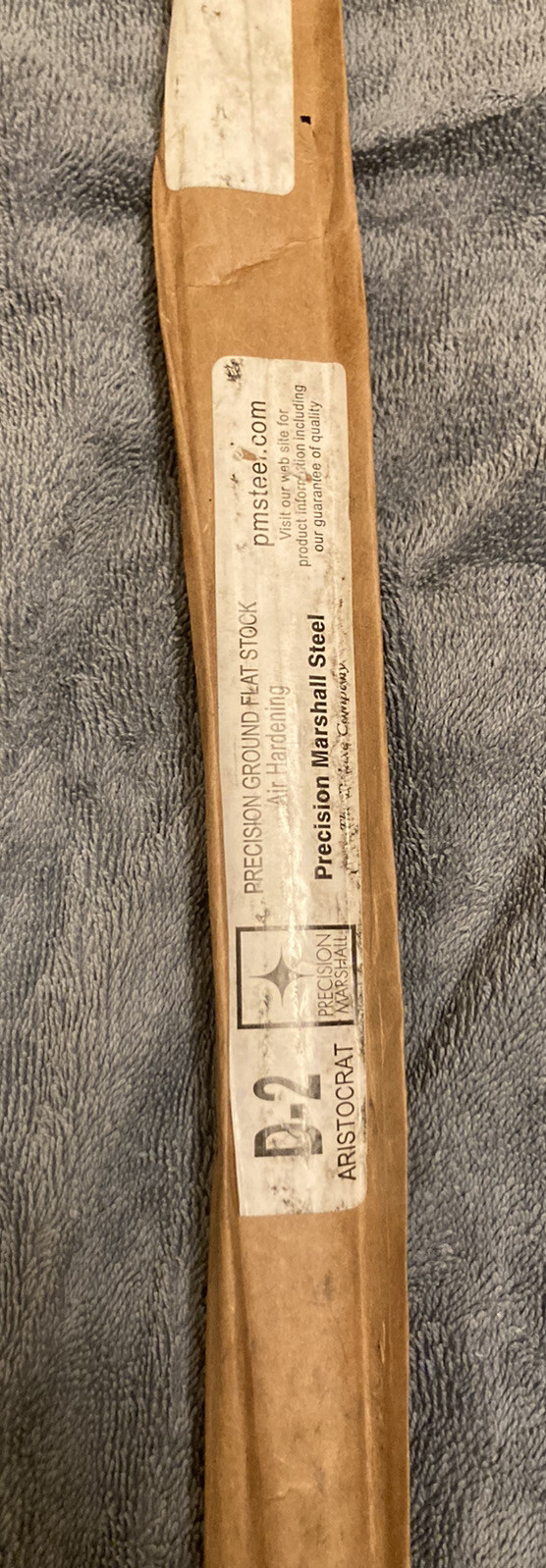 Precision Ground Steel Flat Stock D-2 D2 1/4” x 3/4” x 36”