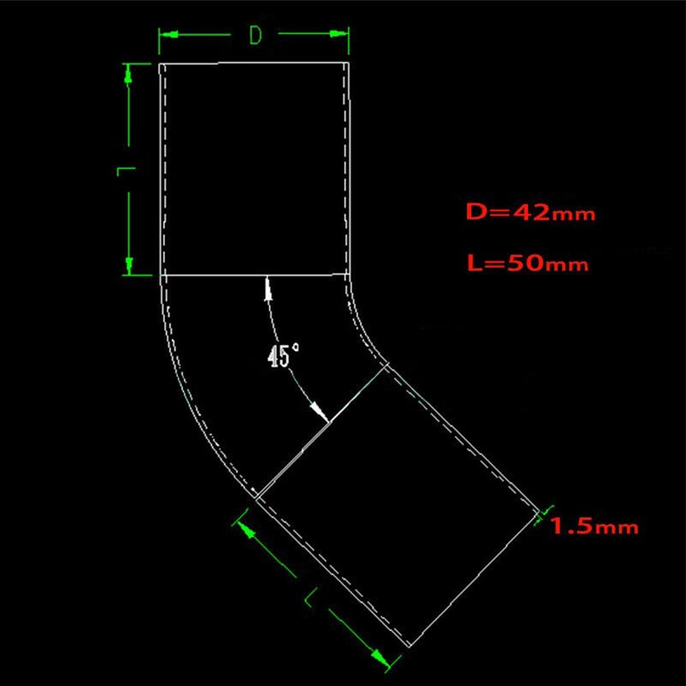 Degree Bend Exhaust Pipe Polished Various S Available Features Fitting