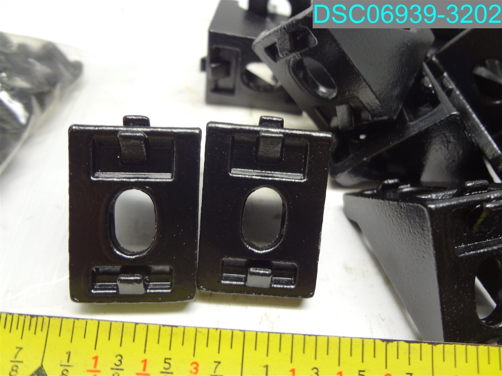 QTY=20 SETS: Black 2020 Series Aluminum Profile Connector Rail Accessories