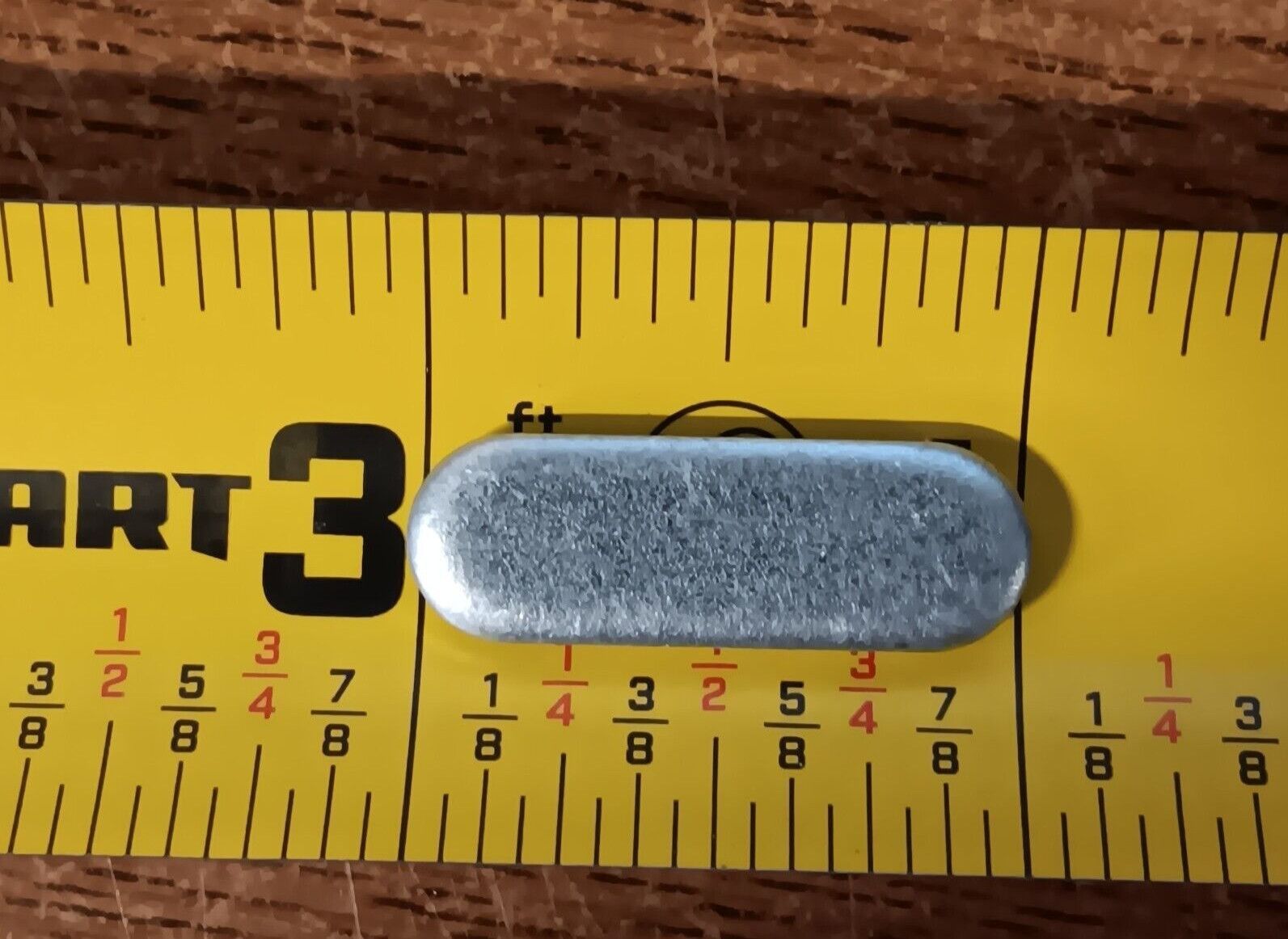 50PCS GALVANIZED STEEL 11GA x 1″ x 5/16″ OVAL , SCRAP, WELDING, ARTS & CRAFTS
