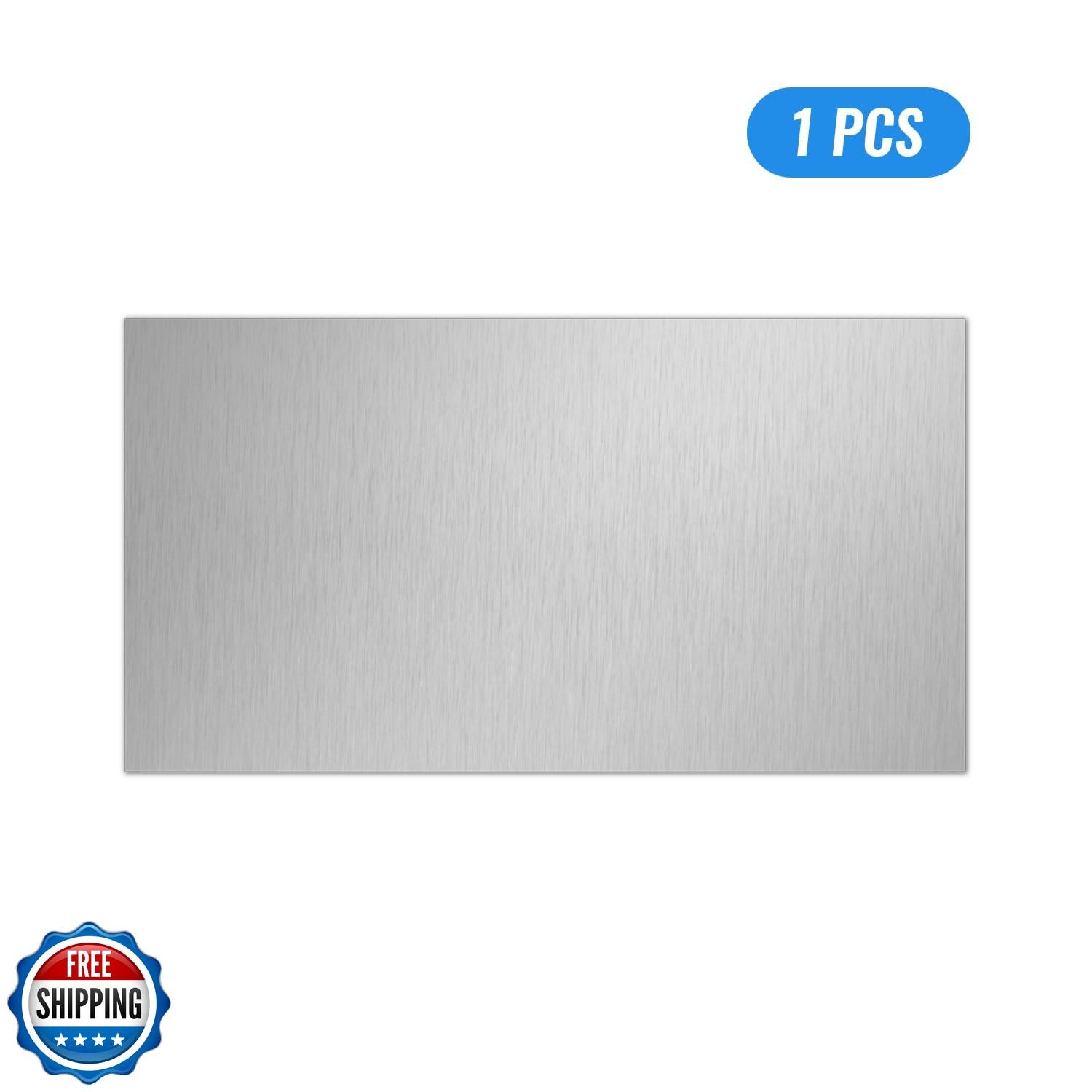 Uxney Stainless Steel Sheet,2″ x 4″-14 Gauge(2mm) Thickness 430 Stainless Ste