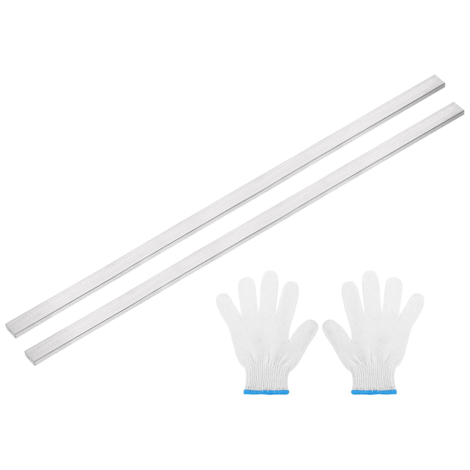 2 Pcs 316L Stainless Steel Flat Bar 5/32″ x 3/8″ x 12″ Trim Strips Sheet