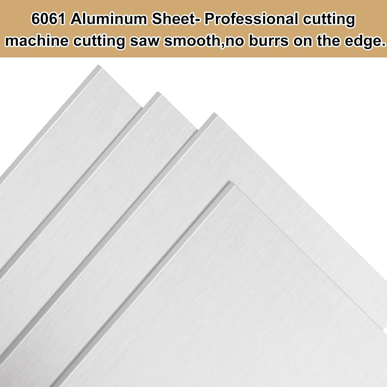 6061 Aluminum Sheet Metal Flat Plate 3x12x1/8 Inch Crafting Industry Protected