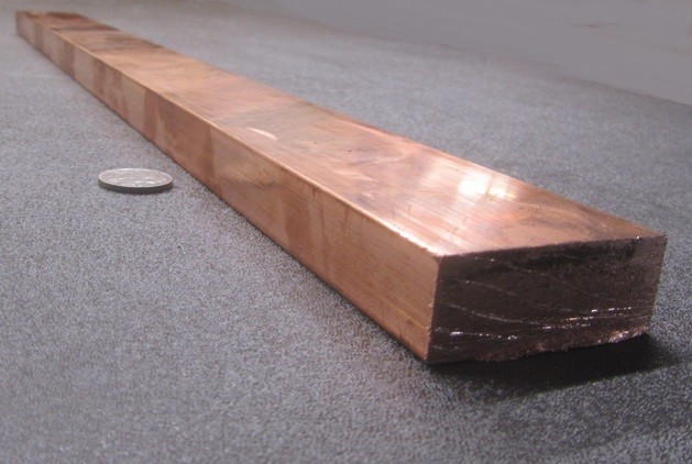 110 Copper Bar H02, 3/4″ Thick x 2.0″ Wide x 2 Ft Length