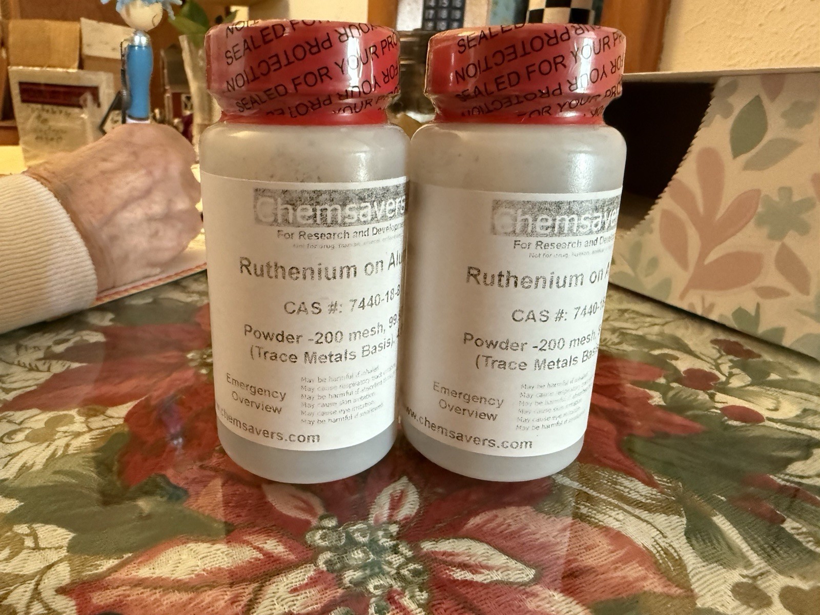 Ruthenium Powder -200 mesh, 99.95% (Trace Metals Basis), Certified