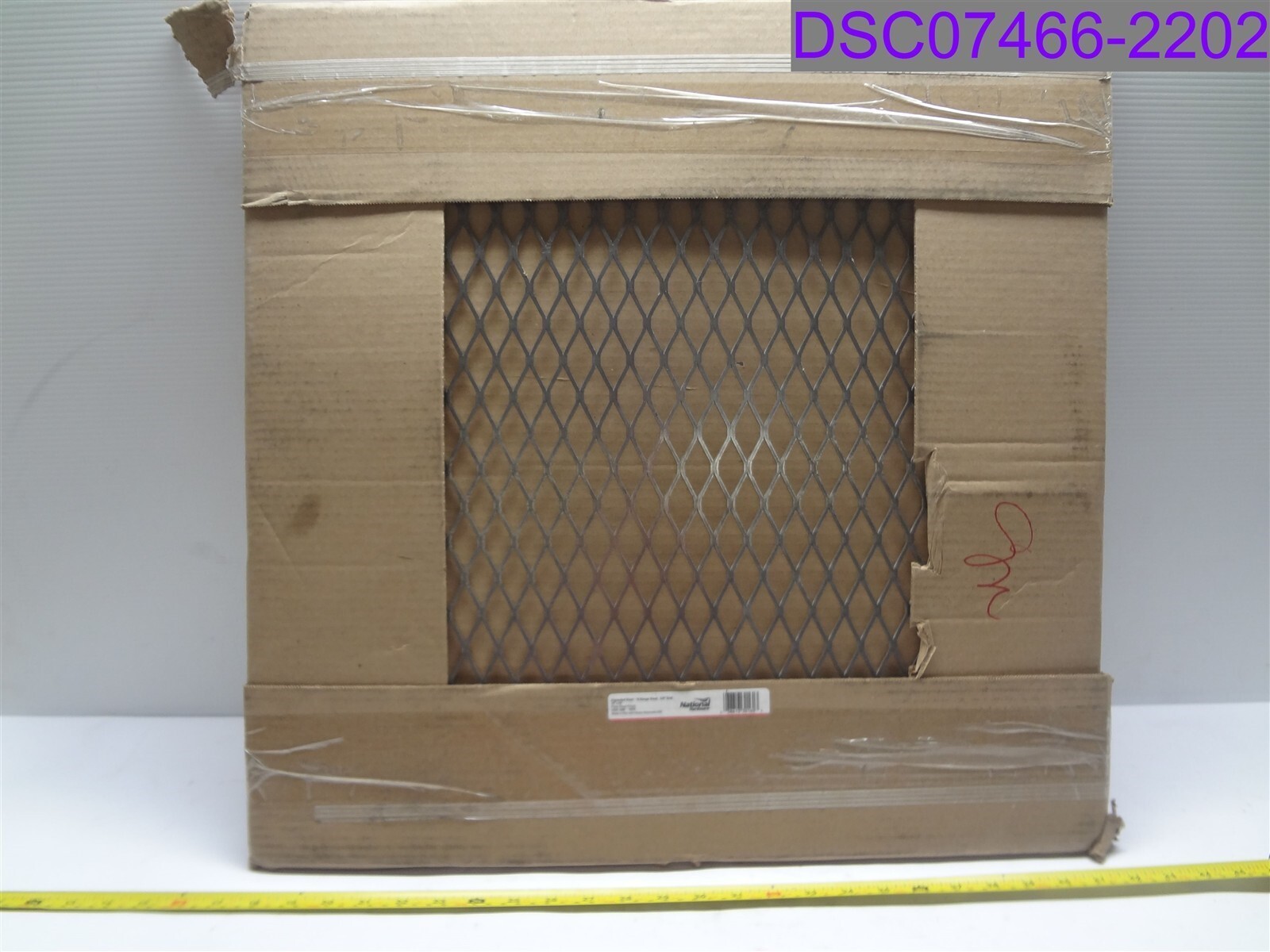 Qty = 2: National Hardware Expanded Steel 13 Gauge 3/4″ Grid, 24″ x 24″ N301-606