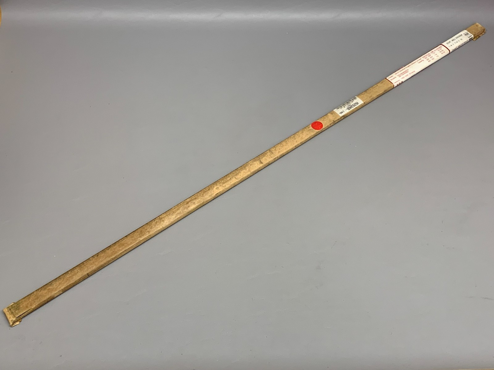 O1 Tool Steel Flat Stock 1/4″ x 3/4″ x 36″ Oil-Hard Precision Ground MSC 0626306