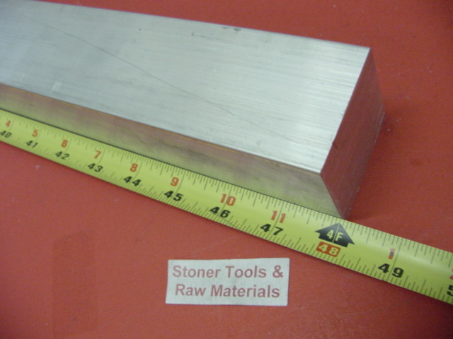 1-1/2″ X 2″ ALUMINUM FLAT BAR 48″ long 6061 T6511 Plate Mill Stock 1.50″x 2.00
