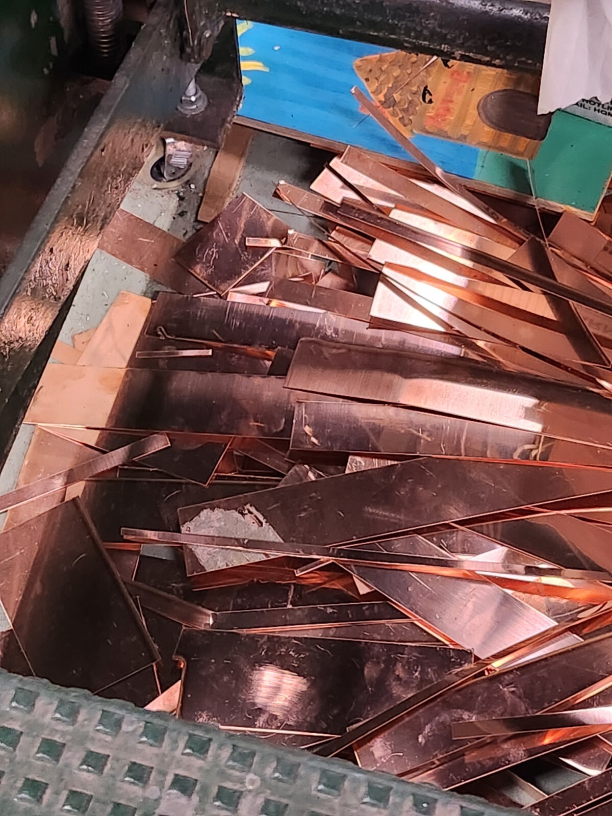 scrap copper sheet metal 1 POUND C110 pure copper 16 ounce 22 gauge
