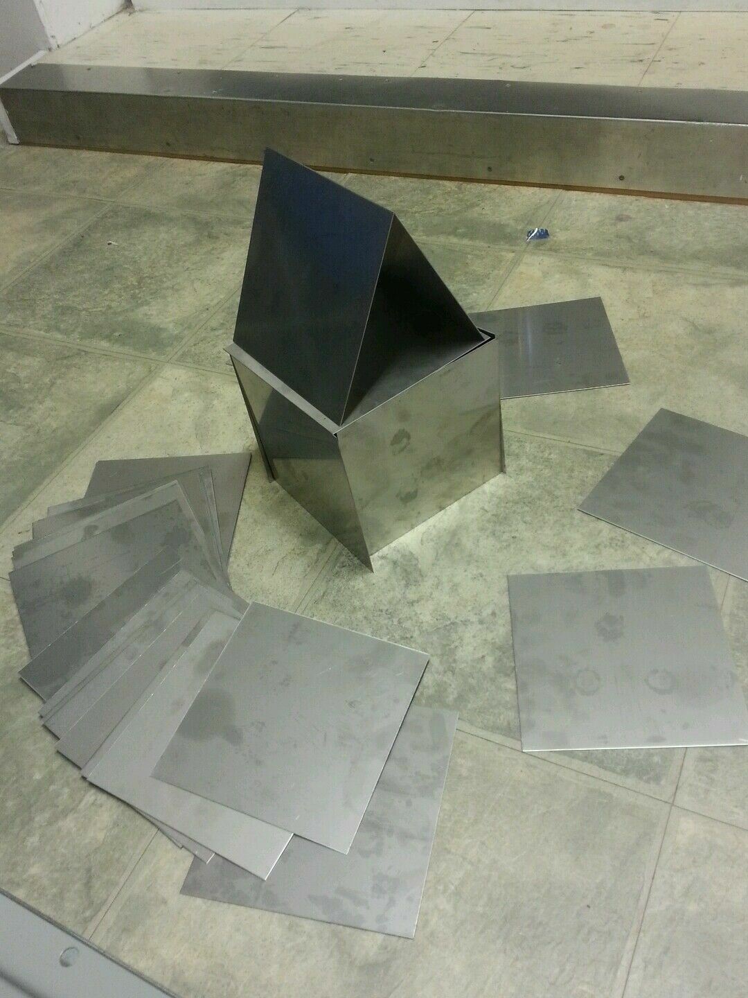 stainless steel 304 8 pieces 24 gage 2″ x 2″ plate flat metal sheet TIG welding