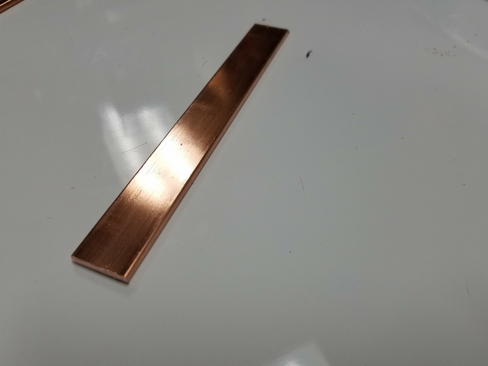 (1) 110 Copper Bar 1/2 Hard, 1/8″ Thick x 3/4″ Wide x 6 Inch Length