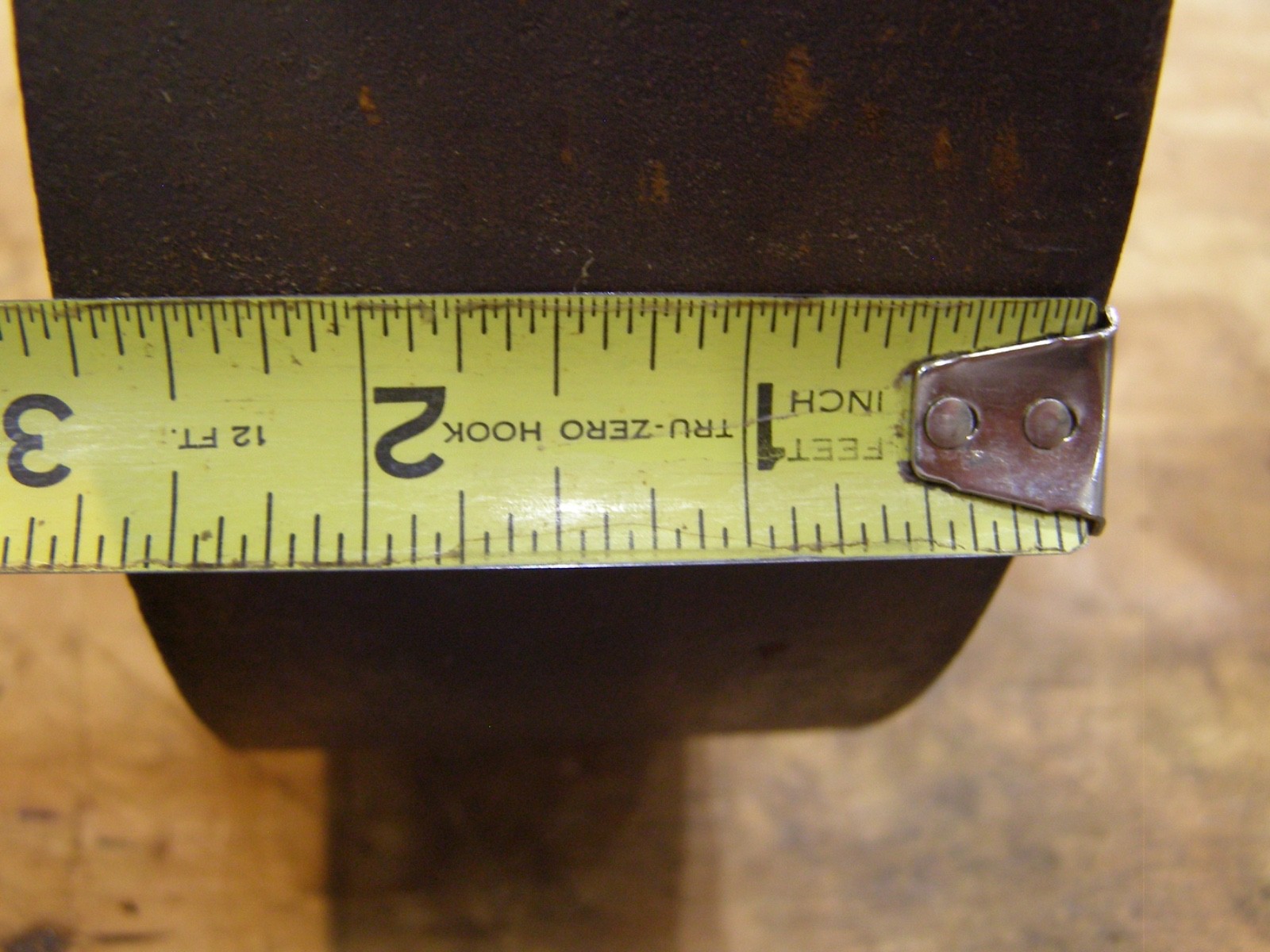 9-1/2″ Diameter x 2-1/4″ Thick Iron / Steel Disk About 55 Lbs Iron Plate See De