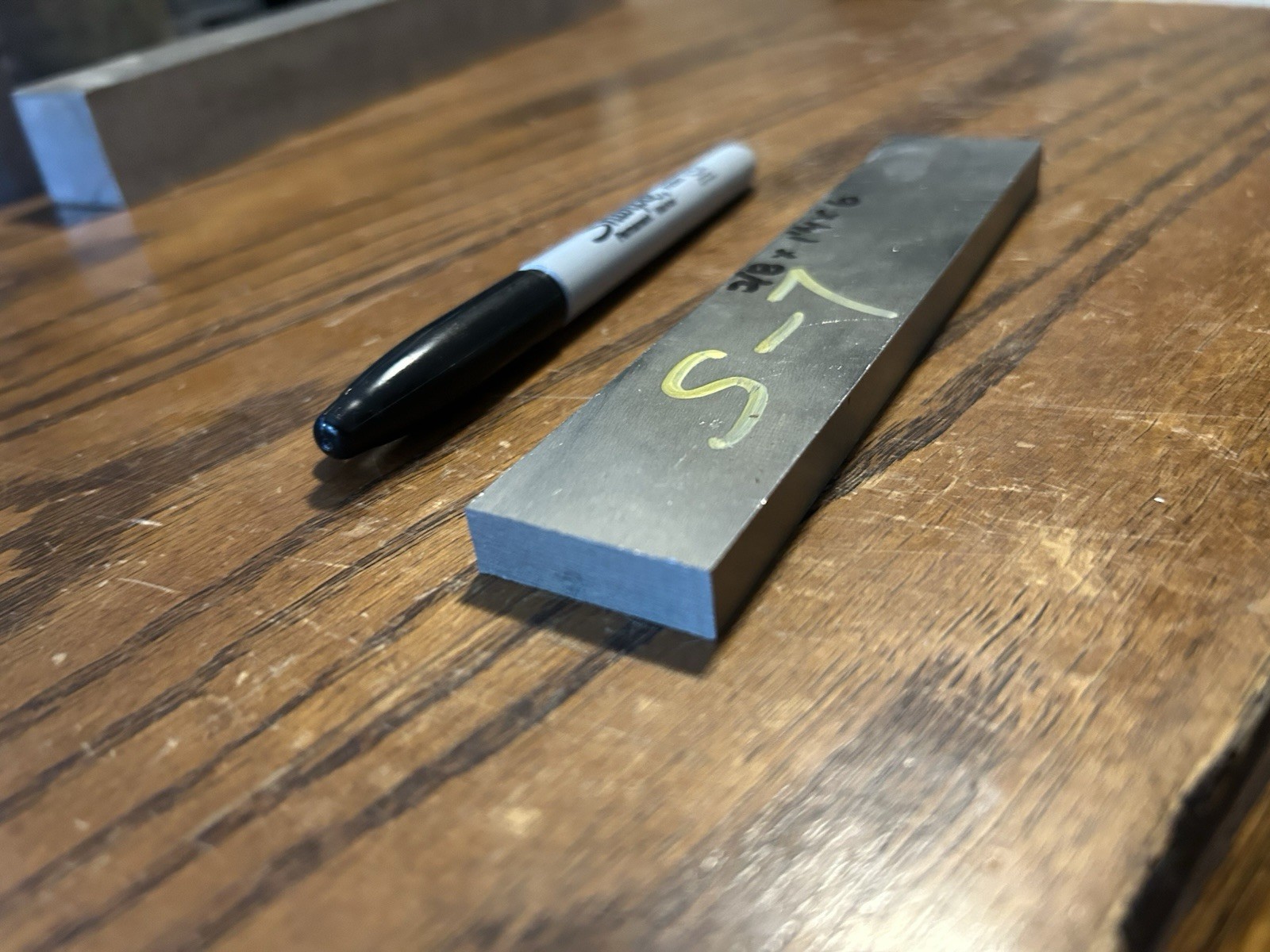 S7 Tool Steel, 3/8″ x 1-1/4″ x 6″, Flat Bar, Machine Stock