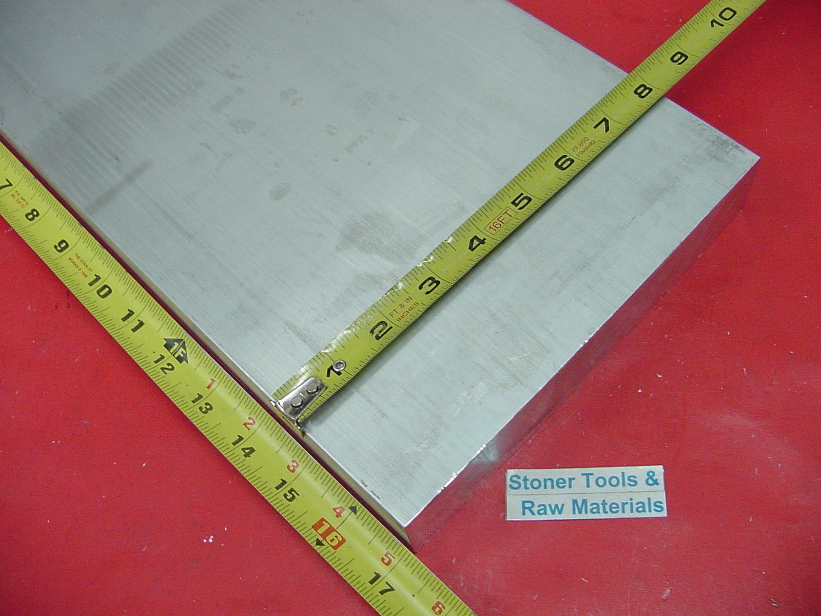 2″ X 8″ ALUMINUM 6061 FLAT BAR 17″ long Solid T6511 Extruded Mill Stock Cut New