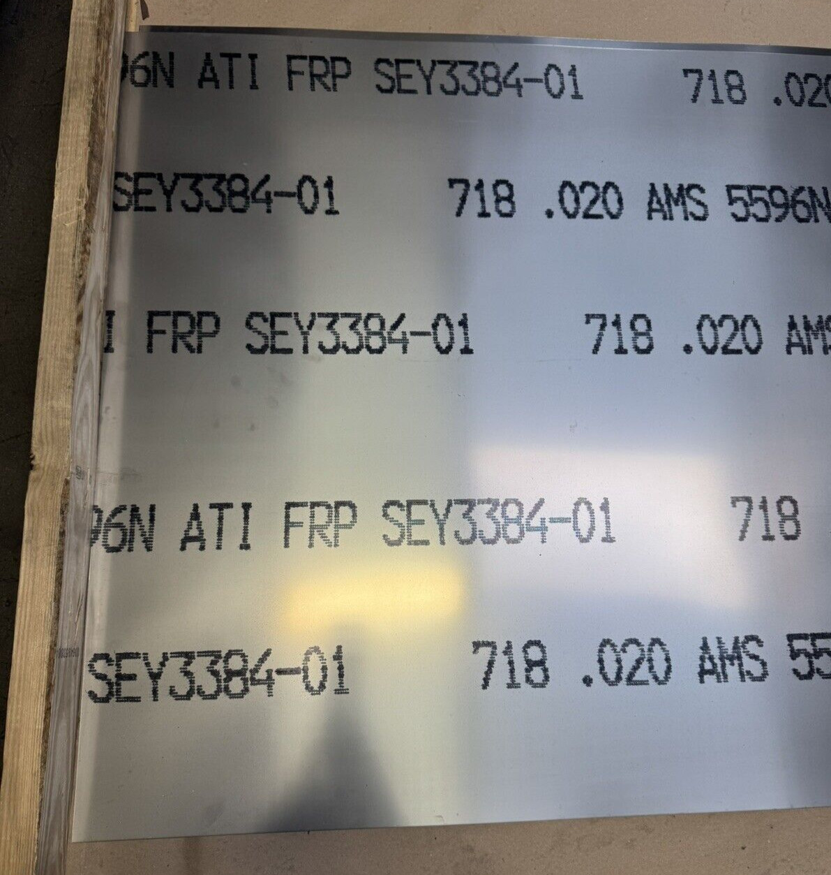 Inconel 718 Sheet 24″ x 36″ x .020″