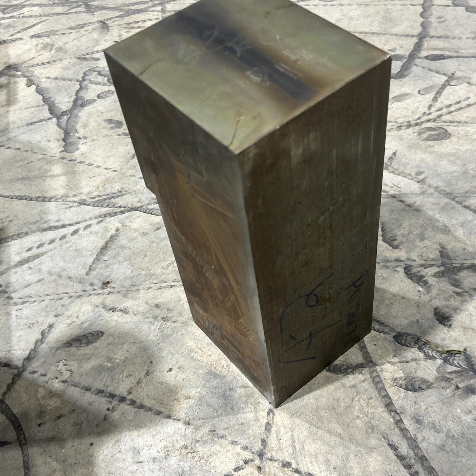 Block Of A2 Tool Steel Air Hardened Machine Tool Steel 11.75×4.875×4.625” 76#