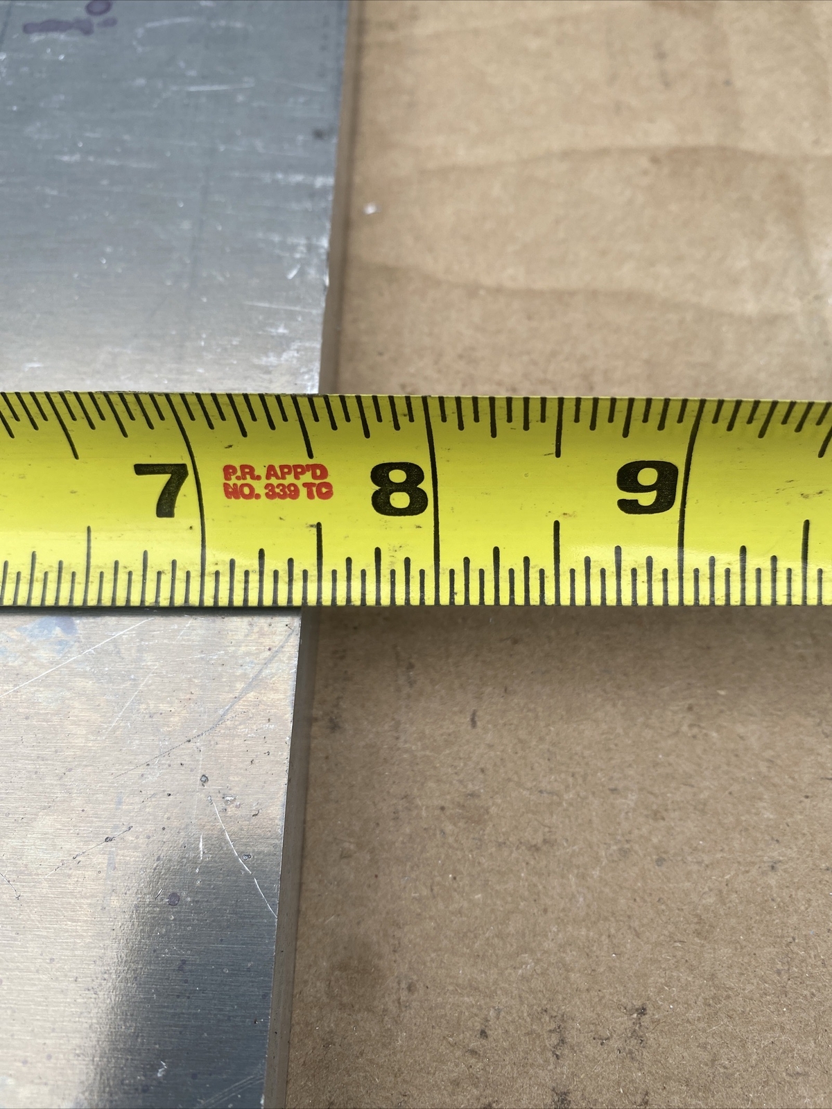 Aluminum plate 6061-T651 1/2” X 10-3/8” X 7-3/8″ Amag Rolling Made In USA