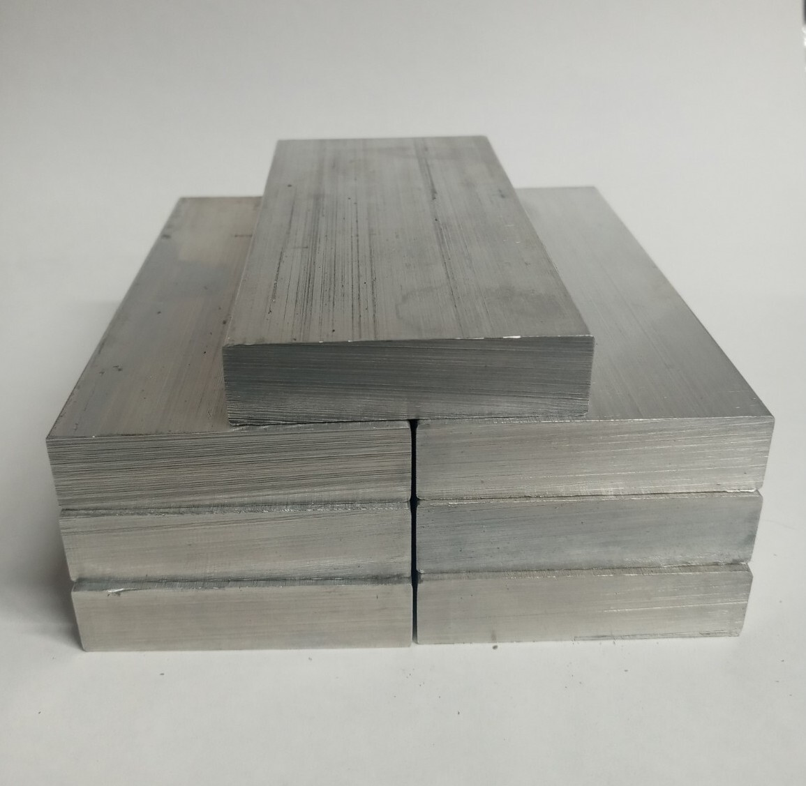 7 pc 1/2″ X 2″ X 4″ long new 6061 solid aluminum plate flat stock bar cnc block