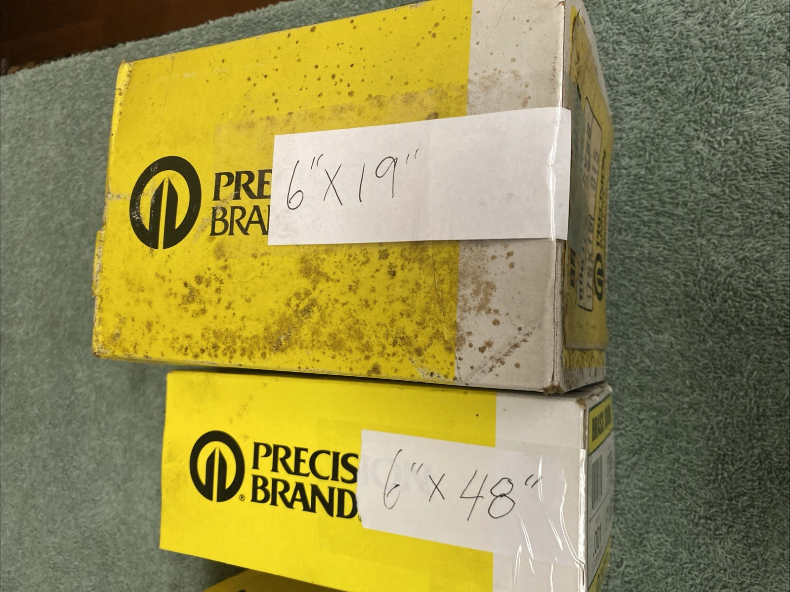 Lot Of 5 Precision Brand, Brass Shim Roll, #17610, 17620, 17615, 17605, 698158