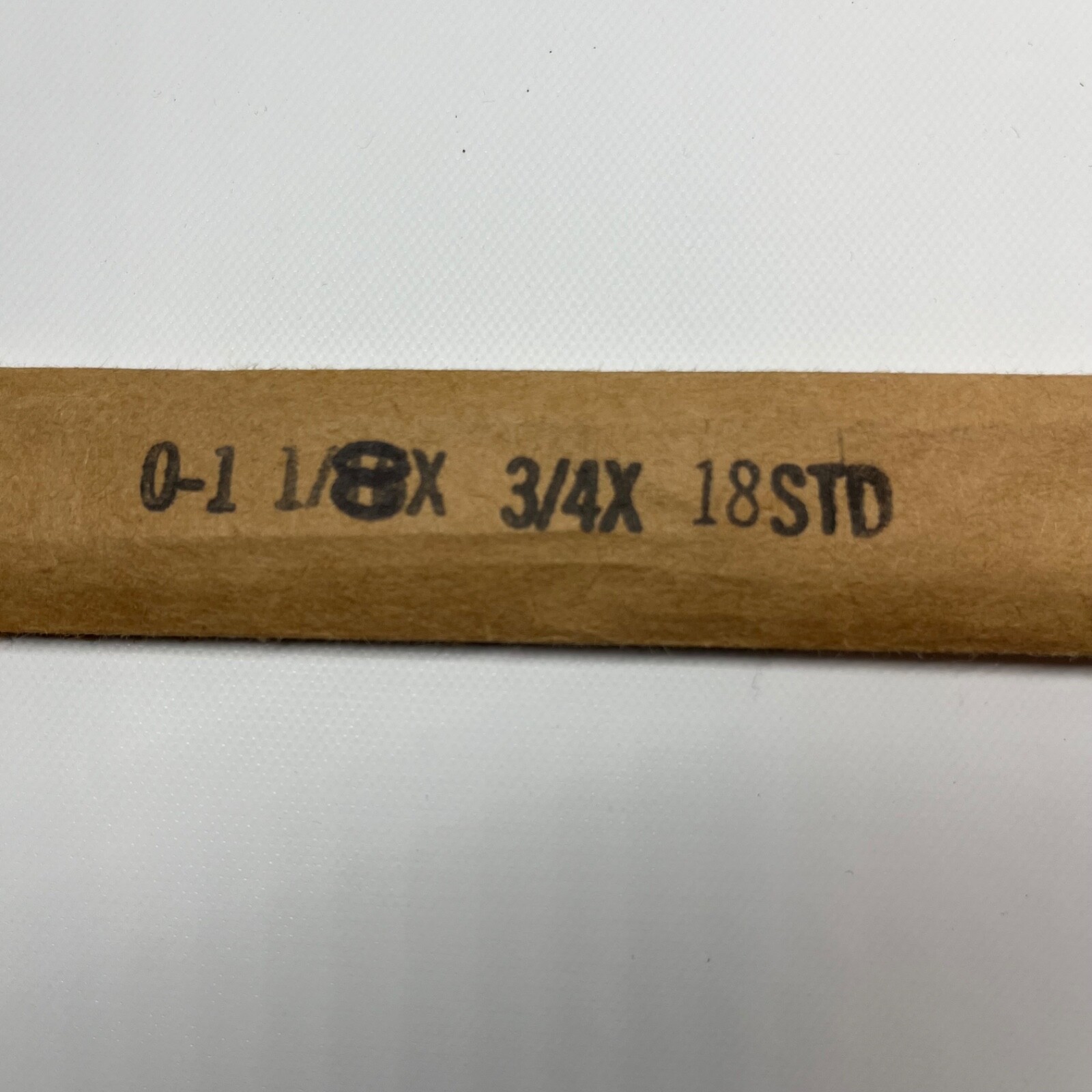 Starrett 54001 Precision Ground Flat Stock No. 496 Oil Hardening 18” USA