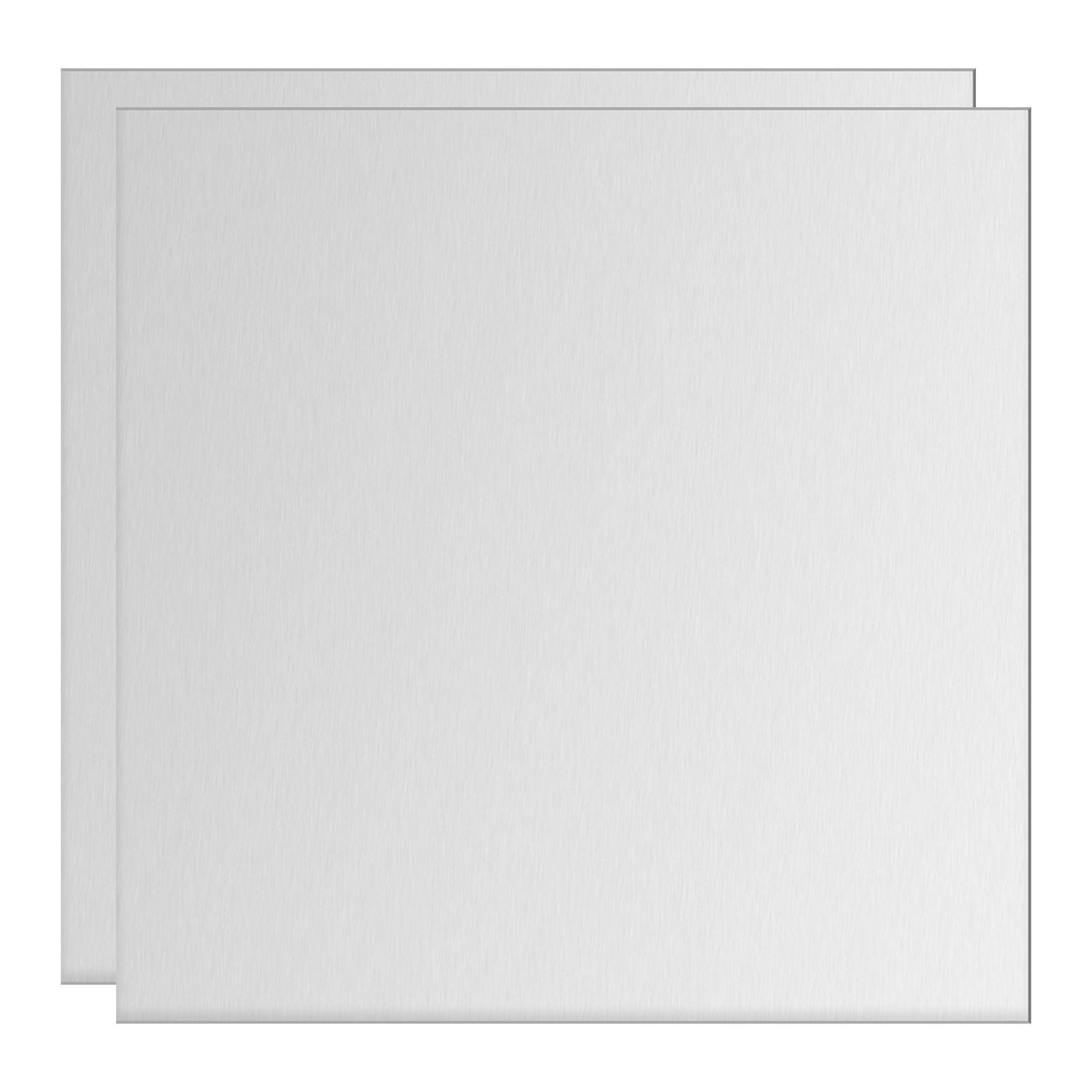 Aluminum Sheet, 2 Pcs 150mm x 150mm x 3mm Thickness Square 3003 Aluminum Plate