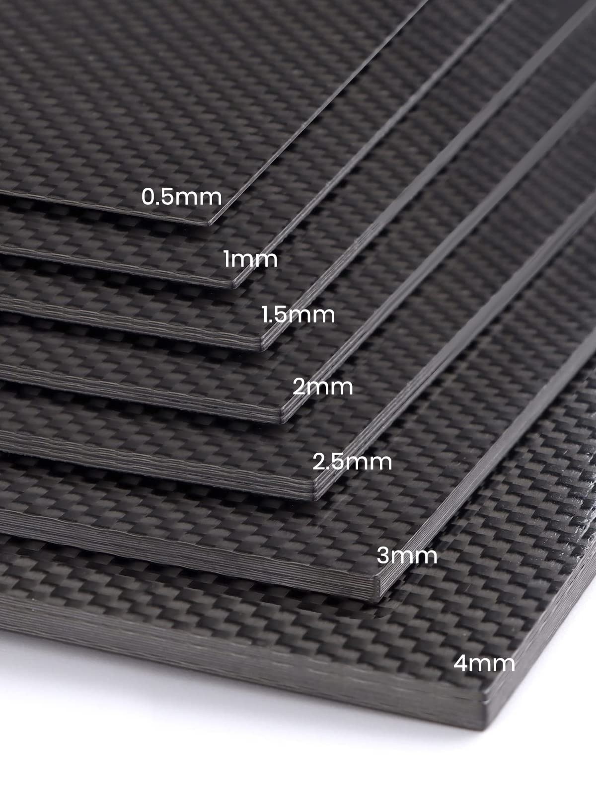 Kalolary Carbon Fiber Plate 240x240x2.5mm – Lightweight, Durable Sheets