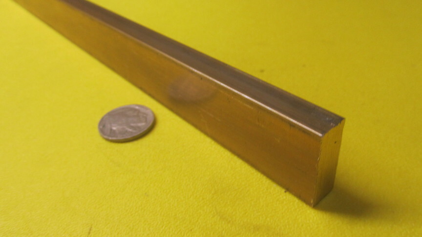 385 Brass Flat Bar 3/8″ Thick x 1.0″ Wide x 4 Foot Length