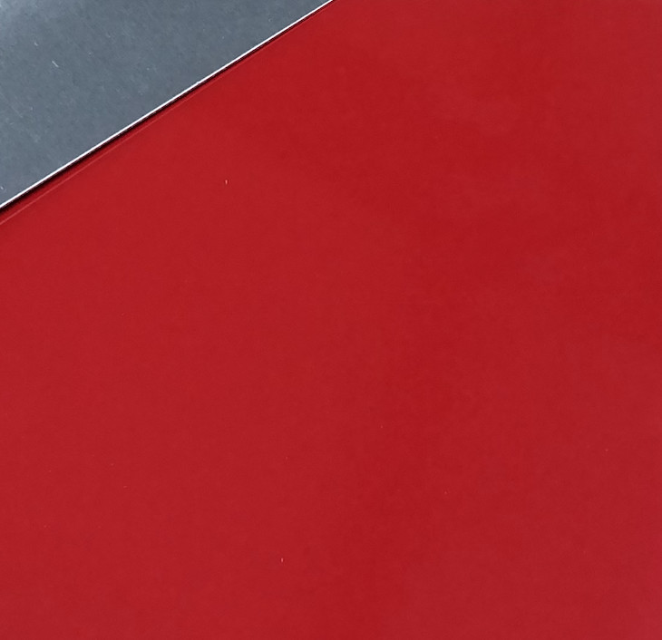 49″ x 96″ Red Aluminum Sheet, Flat .030” Thick – Cargo Trailer Repair, etc.