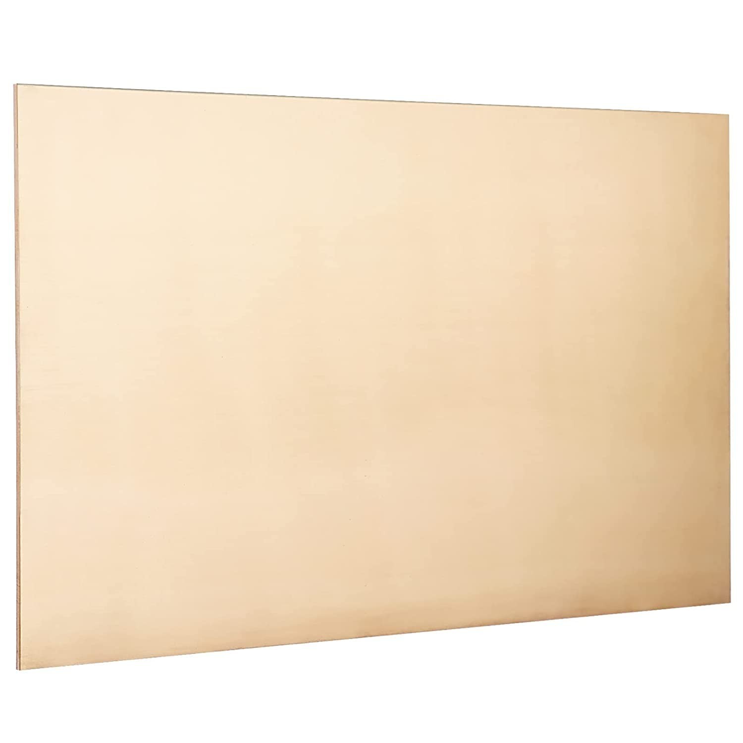 Brass Sheet, Metal Sheets Plates, 12″ Length x 6″ Width x 0.016″ Thickness, 2…