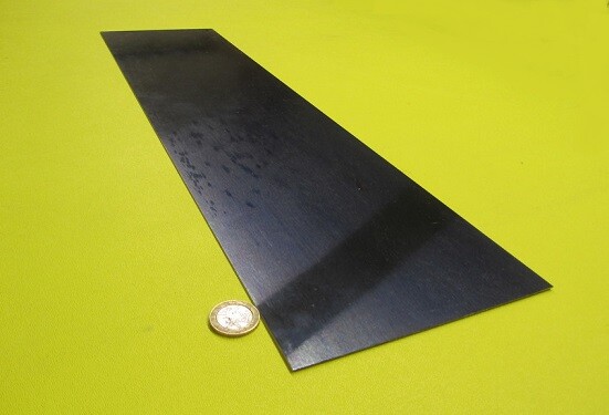 Blue Tempered Spring Steel Shim 0.042″ Thick x 6.00″ Width x 24″ Length