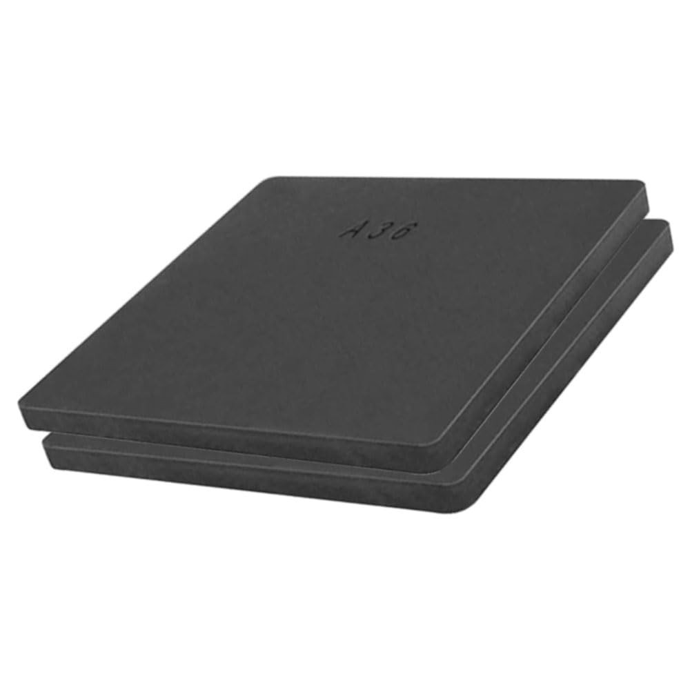 2Pack 1/8″ A36 Hot Rolled Steel Plate Sheet – 16″x16″ Square Steel Metal Fabrica