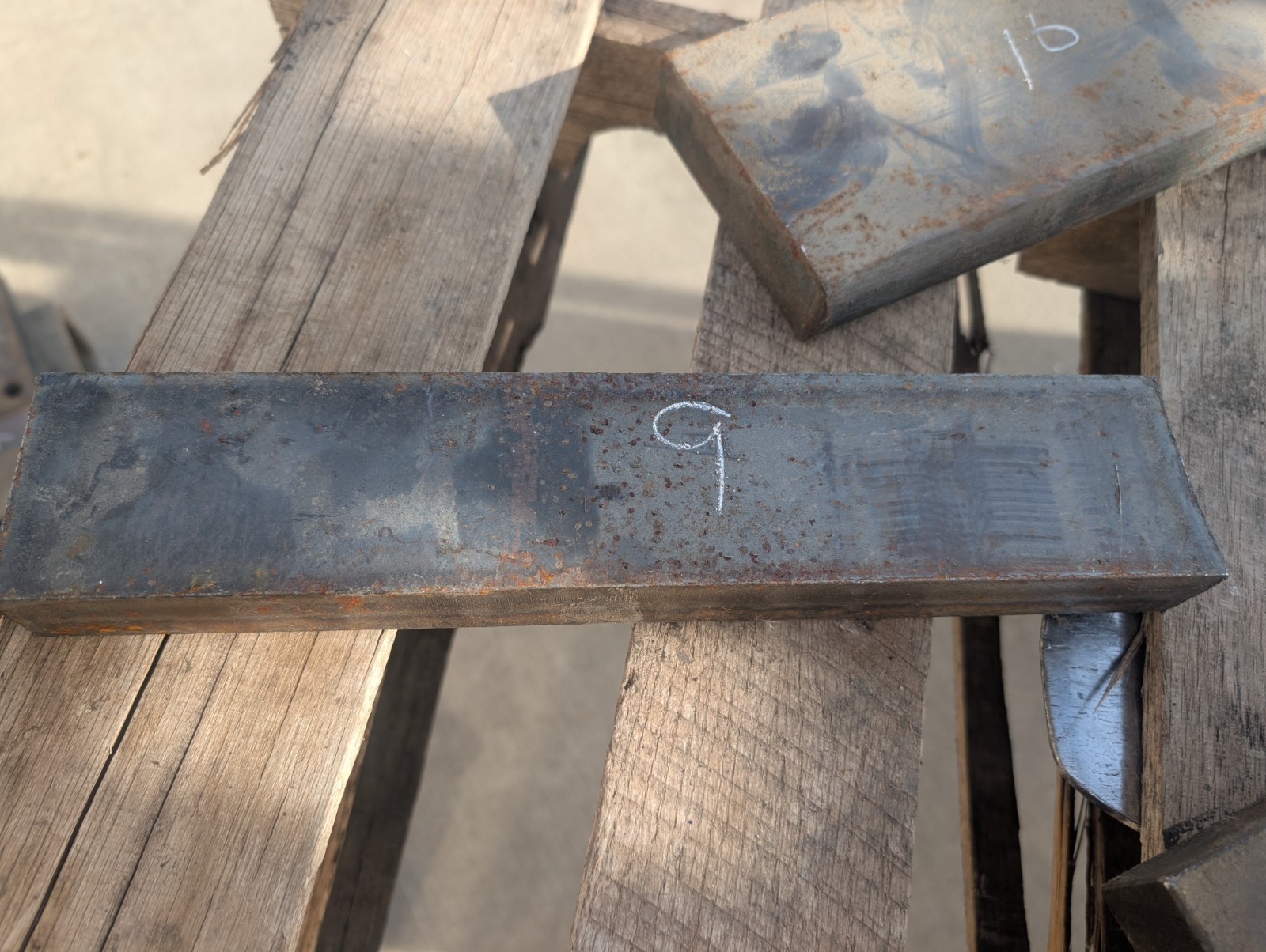 Item #9 2 1/2″ X 13″ X 1 1/4″ Thick A36 Steel 12 Lbs