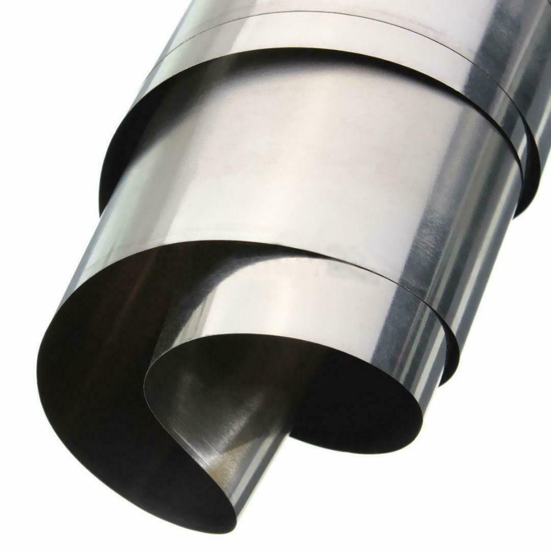 99.995% 0.1mm x 100mm x 1000mm Pure Iron Foil Fe Thin Sheet 0.1mm x 100mm x 100