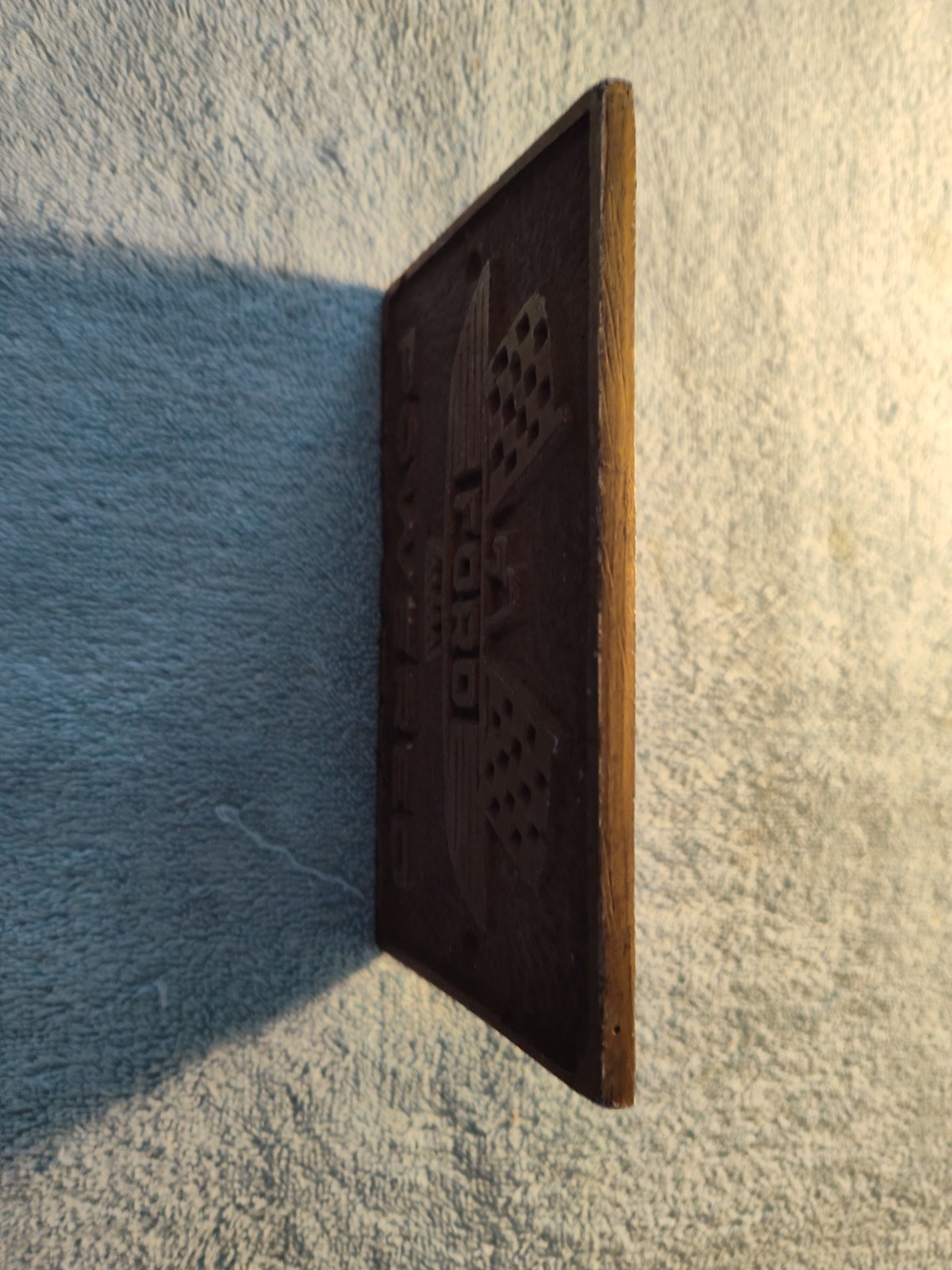 3 1/2 X 6 inch Ford Powered I D Metal Plate1/4 inch thick