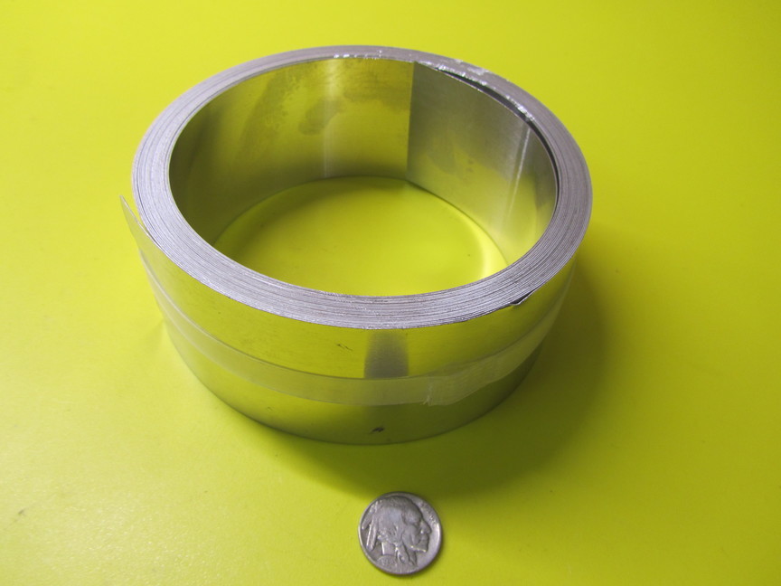 3003 Aluminum Foil (1/2 Hard- H14)) .016″ Thick x 2.0″ Wide x 25 Feet Long