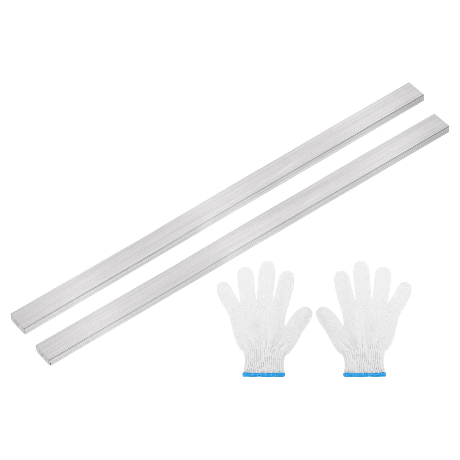 2 Pcs 304 Stainless Steel Flat Bar 5/32″ x 3/8″ x 8″ Trim Strips Sheet