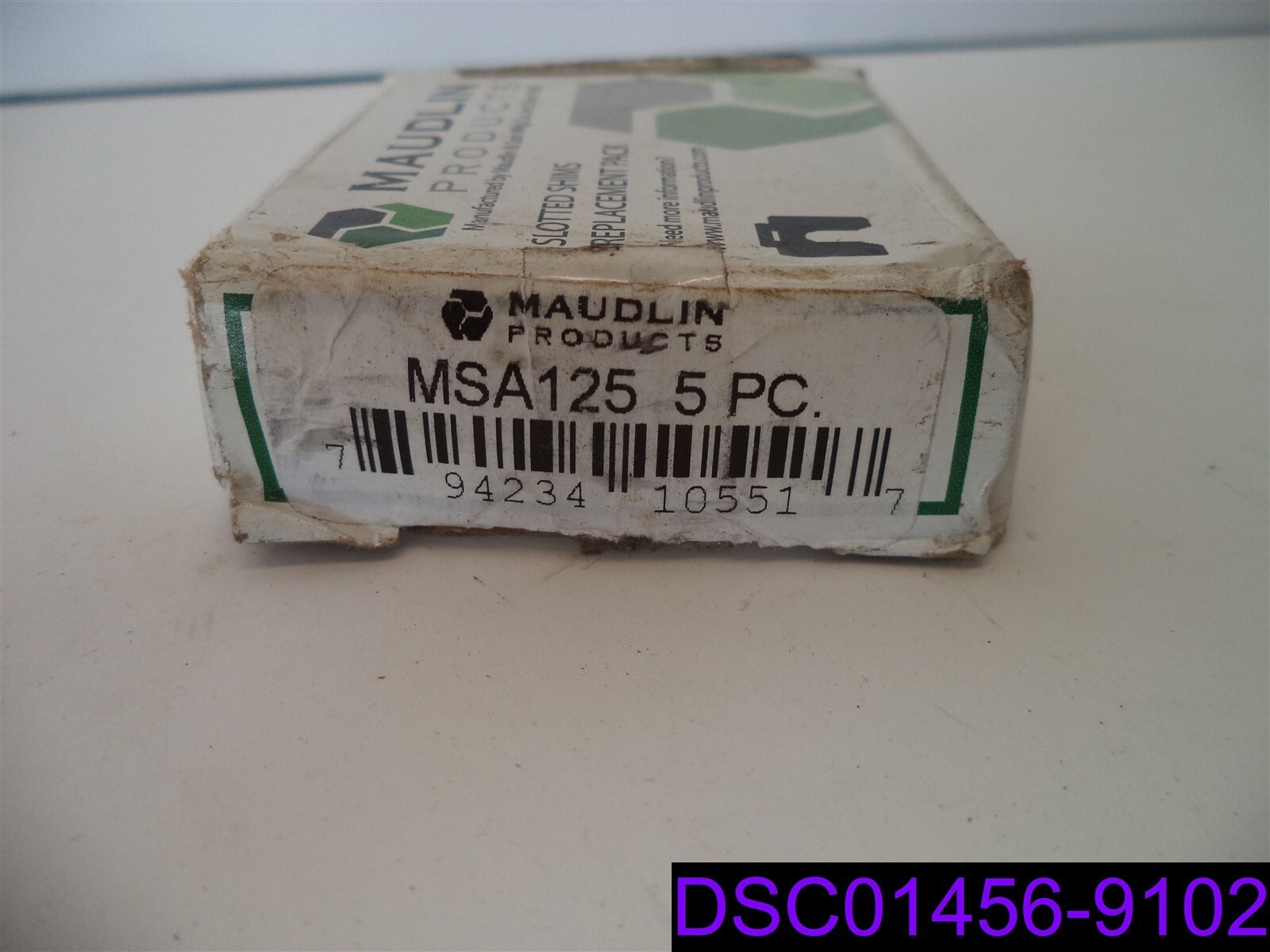 Qty = 5: MAUDLIN PRODUCTS MSA125-5 Slotted Shim A-2 x 2″ x 0.125″
