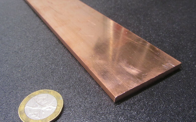 110 Copper Bar H02, 3/16″ Thick x 2.0″ Wide x 2 Ft Length