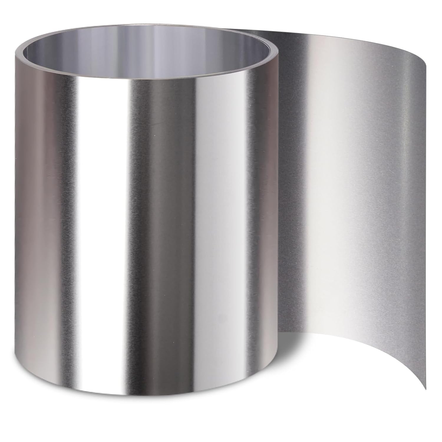 304 Stainless Steel Foil Roll, 6″ x 10Ft Stainless Steel Sheet, Full…