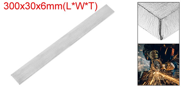 1/4″ Thickness 1-3/16″ Width 12″ Length 316 Stainless Steel Flat Bar Metal Bar