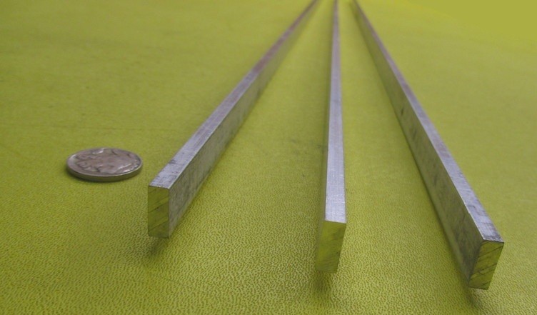 6061 T651 Aluminum Bar, 3/16″ (.187″) Thick x 1/2″ Wide x 36″ Length, 3 pcs