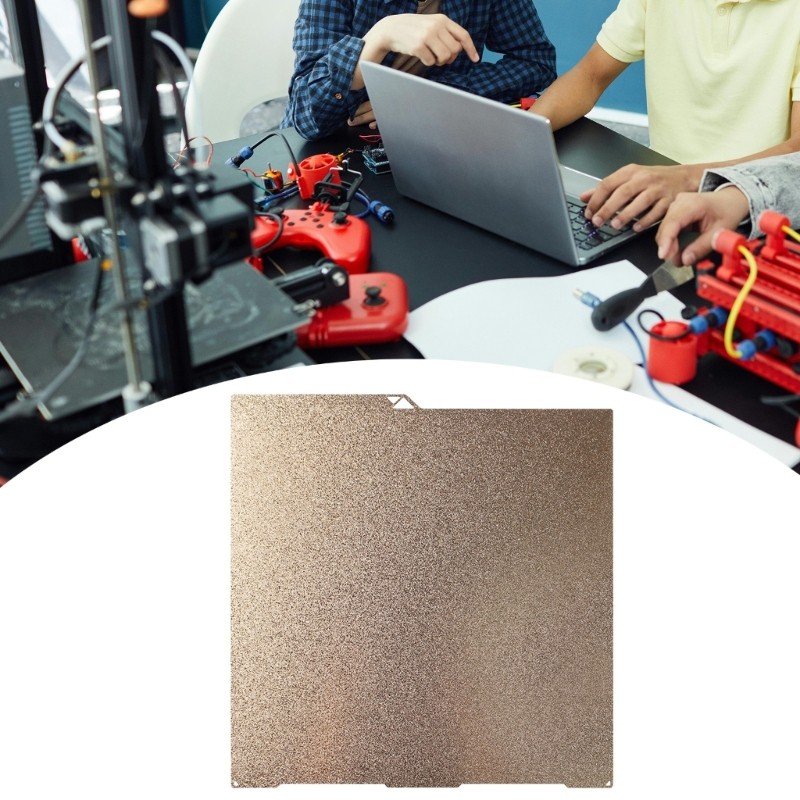 256x268mm Metal Build Plate Double Sided PEI Powder Coated Spring Steel Sheet