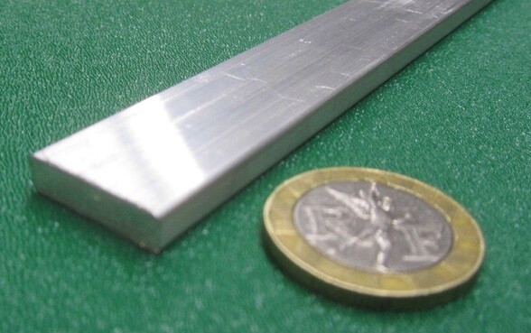 6061 T6511 Aluminum Bar, 3/16″ (.187″) Thick x 3/4 Wide x 36″ Length, 2 units